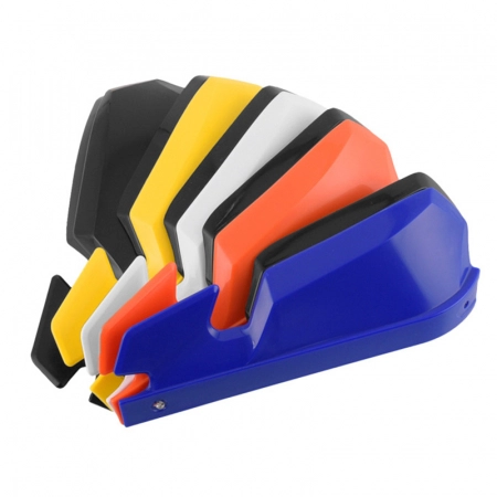 SET HANDGUARD MOTO / ATV + PRINDERI UNIVERSALE 22MM SI 28MM ALUMINIU ROSU [4]