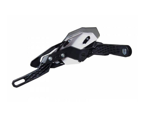 HANDGUARD-URI  MOTO / ATV-URI UNIVERSALE RACETECH HP3 ADVENTURE CULOARE ALB NEGRU - FĂRĂ KIT DE MONTAJ [2]