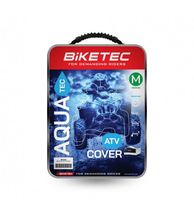 HUSA  ATV-uri BIKETEC IMPERMEABILĂ NEGRĂ/GRI, MĂRIME M [1]