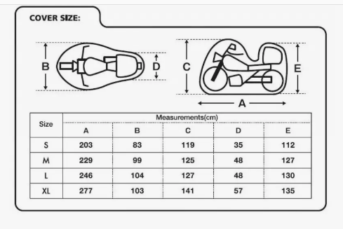 HUSA PROTECTIE MOTOCICLETA BIKETEC CU TOP CASE PROTECTIE UV , PLOAIE, ZAPADA [3]