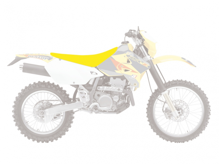 HUSA SAUA SUZUKI DRZ 400 '00-'23 PYRAMID (PMD) GALBEN / NEGRU [2]