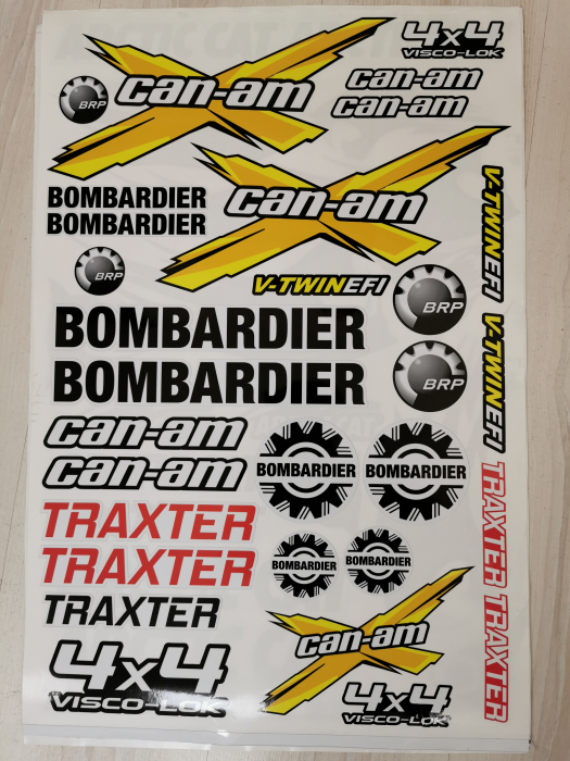 SET STICKERE CAN-AM TRAXTER / BOMBARDIER [2]