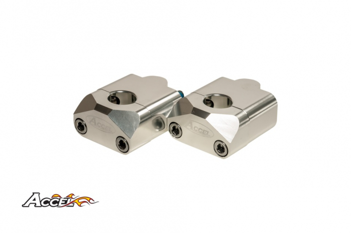 Înălțătoare universale ghidon JOS-22,2 / SUS-22,2MM înalță cu 35mm NEGRE/ARGINTII (INALTATOARE) [1]