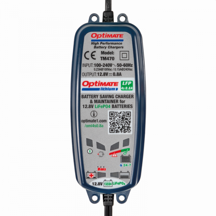 Incarcator acumulator Litiu / charger OPTIMATE Lithium LiFePO4 TM470 0,8A, 12V [3]