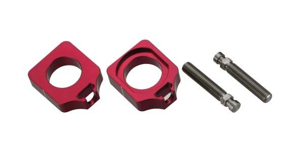 INTINZATOR AXA SPATE CU SURUB HONDA CRF 250/450R '09-'14 ROSU [1]