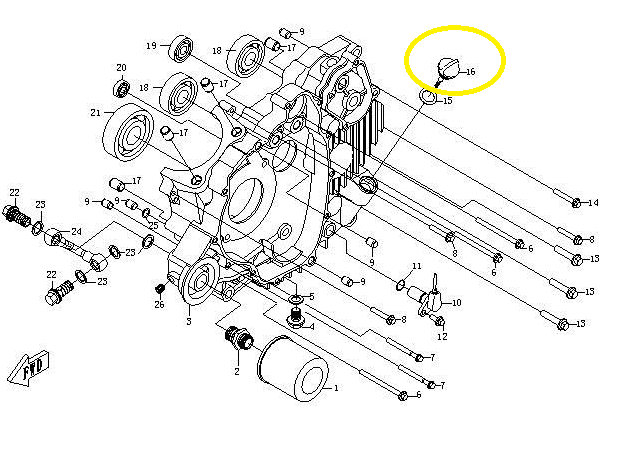 JOJA NIVEL ULEI MOTOR CFMOTO  400 / 500 / 600 / 800 [3]