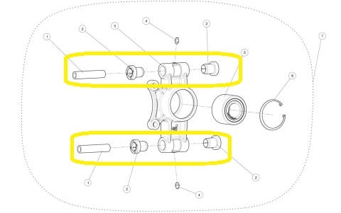 KIT BUCSE FUZETA SPATE SEGWAY SNARLER AT6 2020-2023 [2]