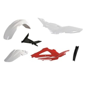 KIT CARENE HUSQVARNA TC 250/300/450 '09-'13 CULOARE OEM (ALB/ROSU/NEGRU) [2]