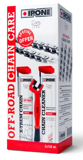 KIT DE CURĂȚARE ȘI LUBRIFICARE LANȚULUI IPONE OFFROAD (2 X 750ML) [3]