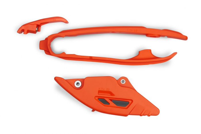KIT PATINE LANT TRANSMISIE KTM + GHID LANT KTM SX / SXF (SX-F) 125 / 250 / 300 / 350 / 450 F '23 - PORTOCALIU [1]