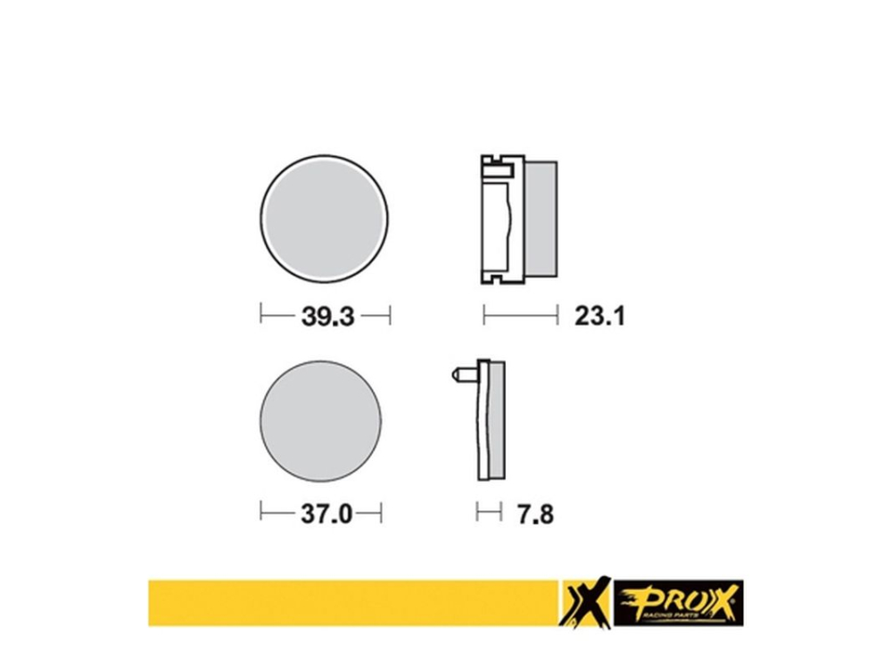 KIT PLACUTE FRANA SPATE YAMAHA YFS 200 BLASTER`91-02 [3]