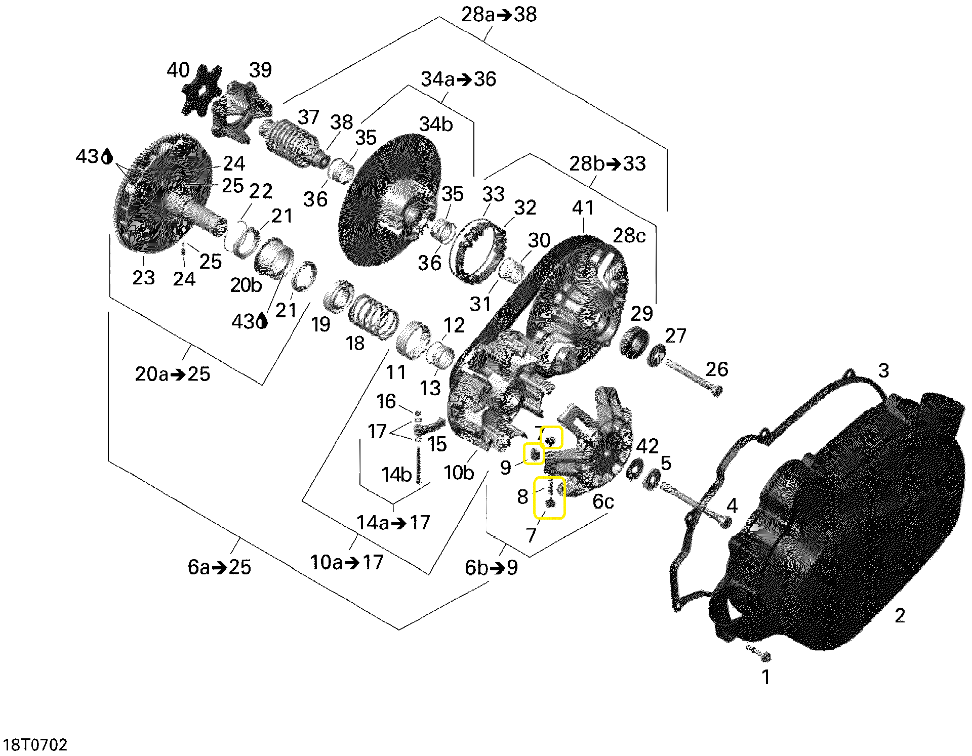 SET ROLE VARIATOR PRIMAR CAN-AM [3]