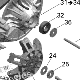 KIT PASTILE VARIATOR PRIMAR CAN-AM OUTLANDER / MAVERICK / OUTLANDER  G1/G2 [3]