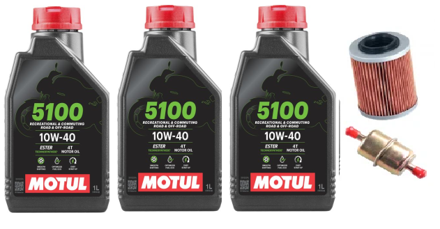 KIT REVIZIE ULEI + FILTRU COMBUSTIBIL CFMOTO 400/450/520/550 2014-2024 [1]