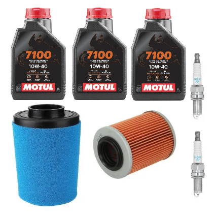 KIT REVIZIE ULEI MOTOR + FILTRE + BUJI CFMOTO CFORCE 800 / 820 / 850  2017=> [1]