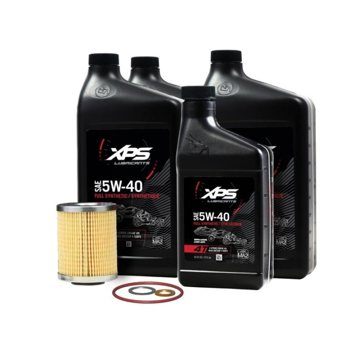 KIT SCHIMB ULEI MOTOR 5W40 (FULL SINTETIC) + FILTRU ULEI CAN-AM MAVERICK X3 900 [2]