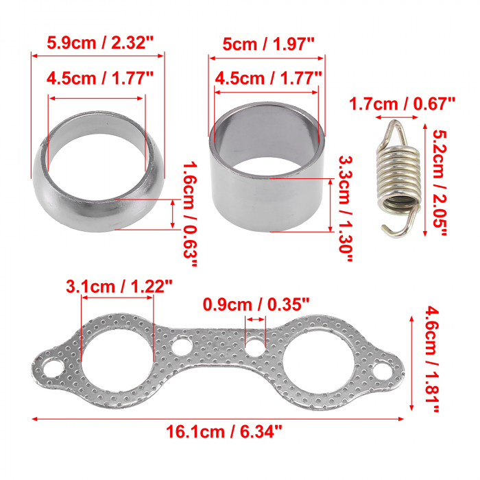 KIT SERVICE ESAPAMENT POLARIS UTV RANGER 800 , 900 , 1000 DIESEL [2]