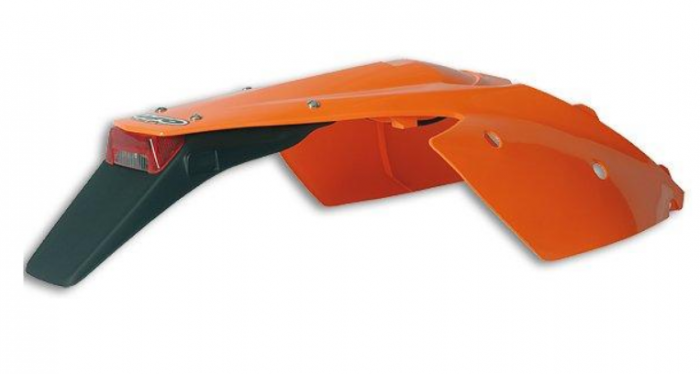 ARIPA SPATE CU LATERALE + STOP KTM SX '03 -'06, EXC '03 -'07 PORTOCALIE [3]