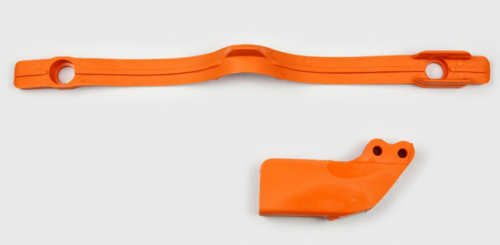 SET PATINE + GHIDAJ LANT KTM SX / EXC / EXC-F 1997-2007 ORANGE [1]