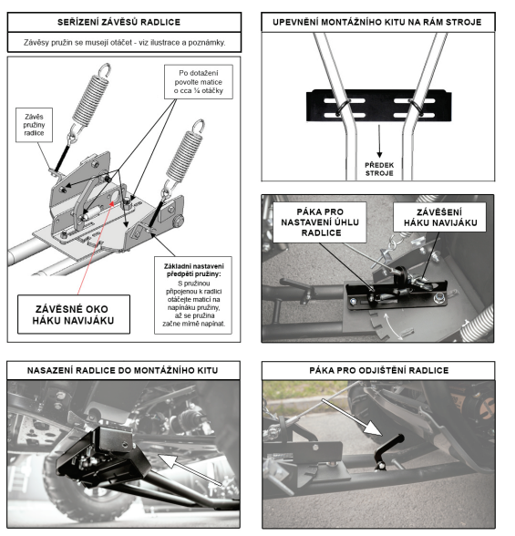 LAMA ZAPADA ATV / PLUG ZAPADA ATV OTEL 150CM CU PRINDERE INCLUSA [9]