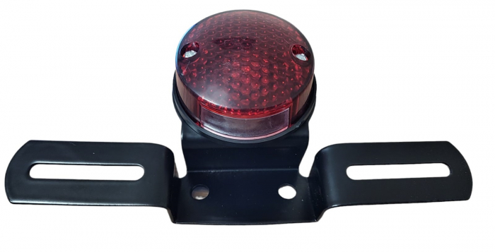 LAMPA + SUPORT NUMAR MOTO CHOPPER / BOBBER / CUSTOM [1]
