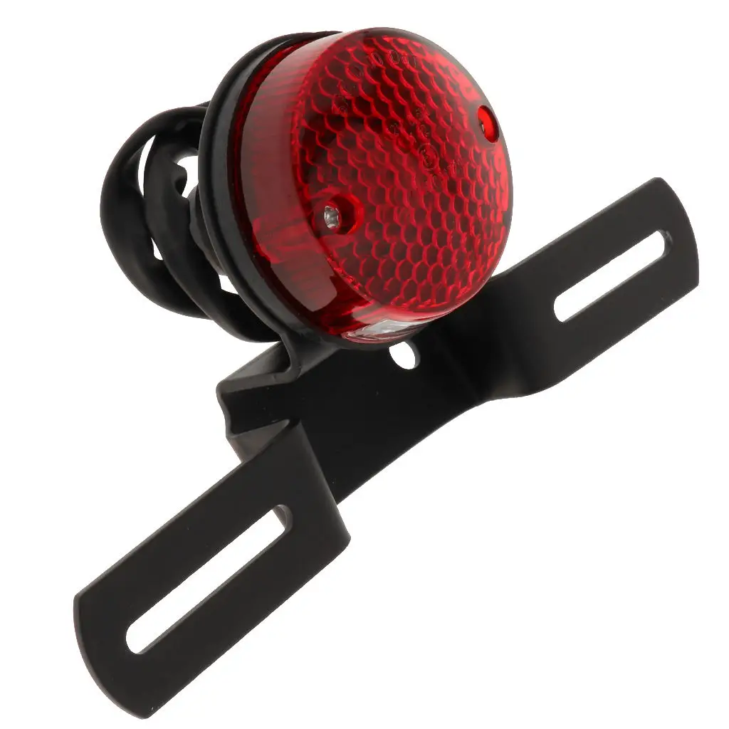 LAMPA + SUPORT NUMAR MOTO CHOPPER / BOBBER / CUSTOM [4]