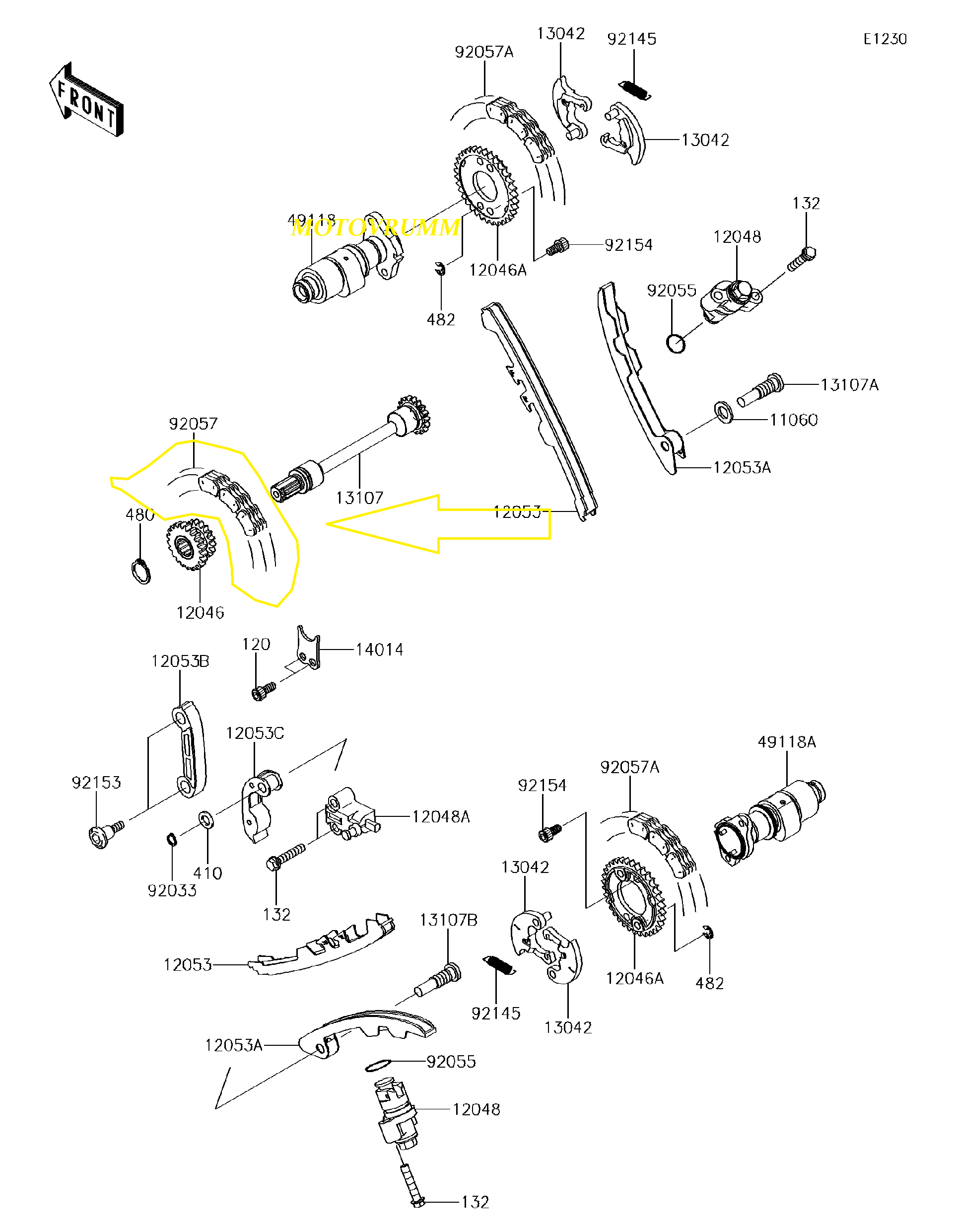 LANT DISTRIBUTIE INTERMEDIAR KAWASAKI KVF 31.4705 [2]