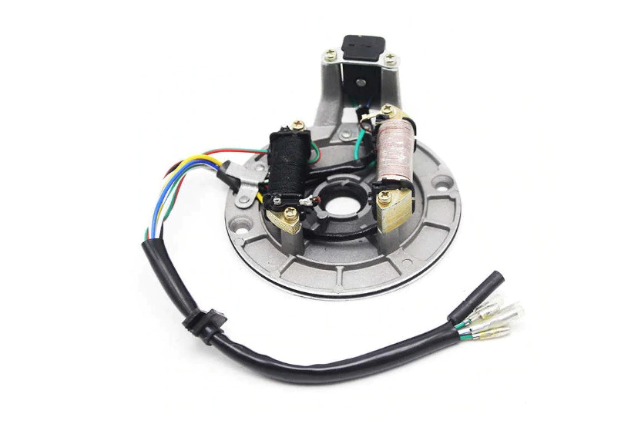 STATOR MAGNETOU ATV 110 / CROSS CHINA 125 5 FIRE  PLATOU ROTUND CU SIMERING [1]