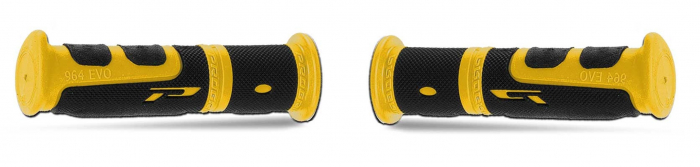 SET MÂNERE PROGRIP ATV / JET SKI / MTB UNIVERSALE 22+22 GALBEN/NEGRU [1]