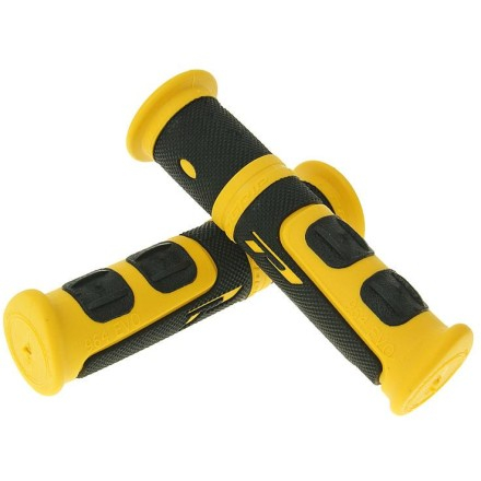 SET MÂNERE PROGRIP ATV / JET SKI / MTB UNIVERSALE 22+22 GALBEN/NEGRU [2]