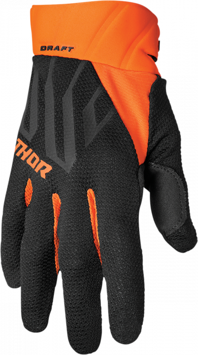 MANUSI THOR MOTO / ENDURO NEGRU-PORTOCALIU [1]
