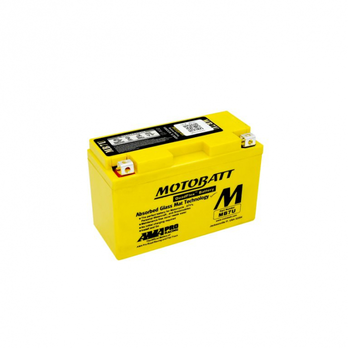 BATERIE MOTOBATT QUADFLEX MB7U (YT7BBS, YT7B4) 12V 6.5AH 151X65X94 FĂRĂ ÎNTREȚINERE - PLUTAT (100A) [1]
