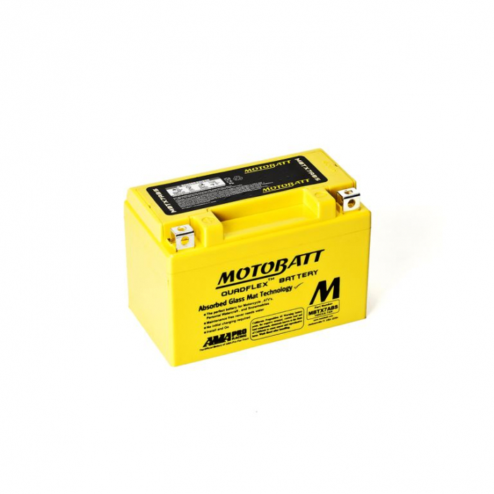 BATERIE MOTOBATT QUADFLEX MBTX7ABS (YTX7ABS) 12V 7AH 151X87X95 FĂRĂ ÎNTREȚINERE - PLUTATĂ (105A) [1]