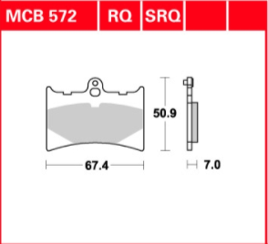SET PLACUTE FRANA FATA APRILIA AF 125, RS 125, GILERA NORDWEST 600, MOTO GUZZI QUOTA 1000 [2]