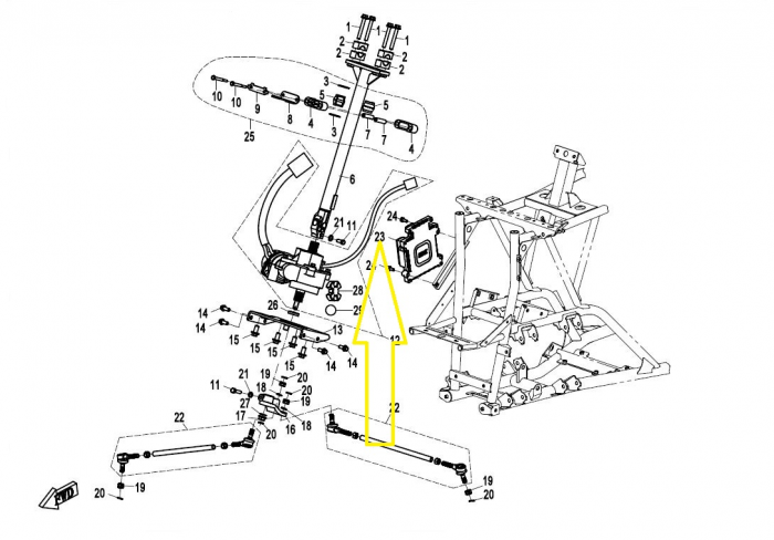 MODUL EPS / SERVO DIRECTIE CFMOTO CFORCE [4]