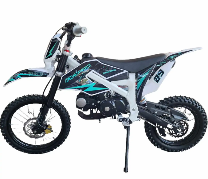 MOTOCROSS KXD 125CC FAR LED PORNIRE LA BUTON SI PEDALA  4 TREPTE ROATA 14 / 17 [1]