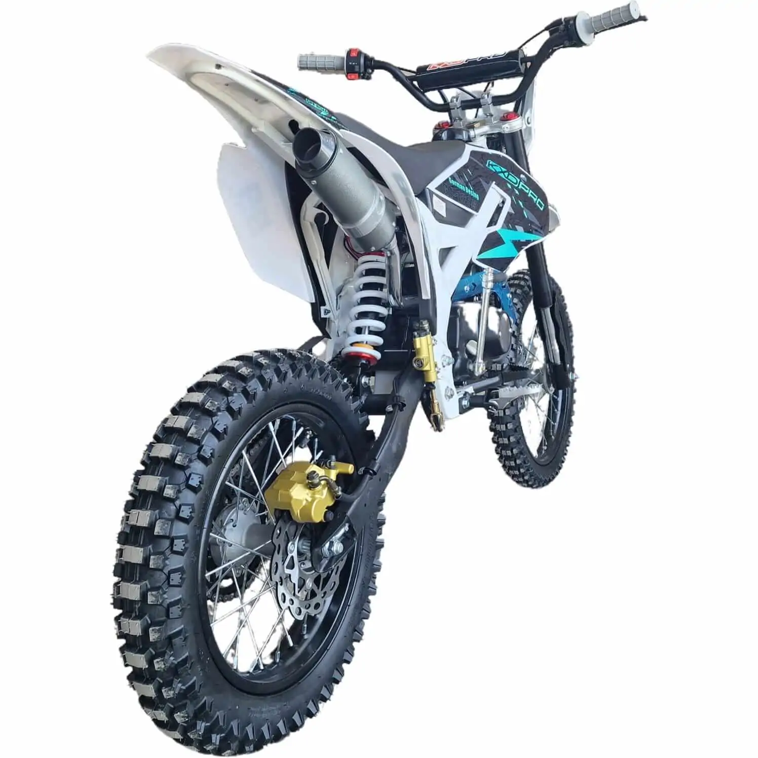 MOTOCROSS KXD 125CC FAR LED PORNIRE LA BUTON SI PEDALA  4 TREPTE ROATA 14 / 17 [4]