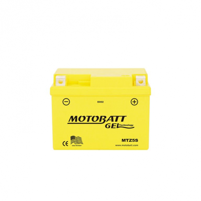 BATERIE MOTOBATT GEL MTZ5S (YTX4LBS, YTZ3BS) 12V 4.2AH 113X70X85 FĂRĂ ÎNTREȚINERE (FLOTAT) (65A) (10) [1]