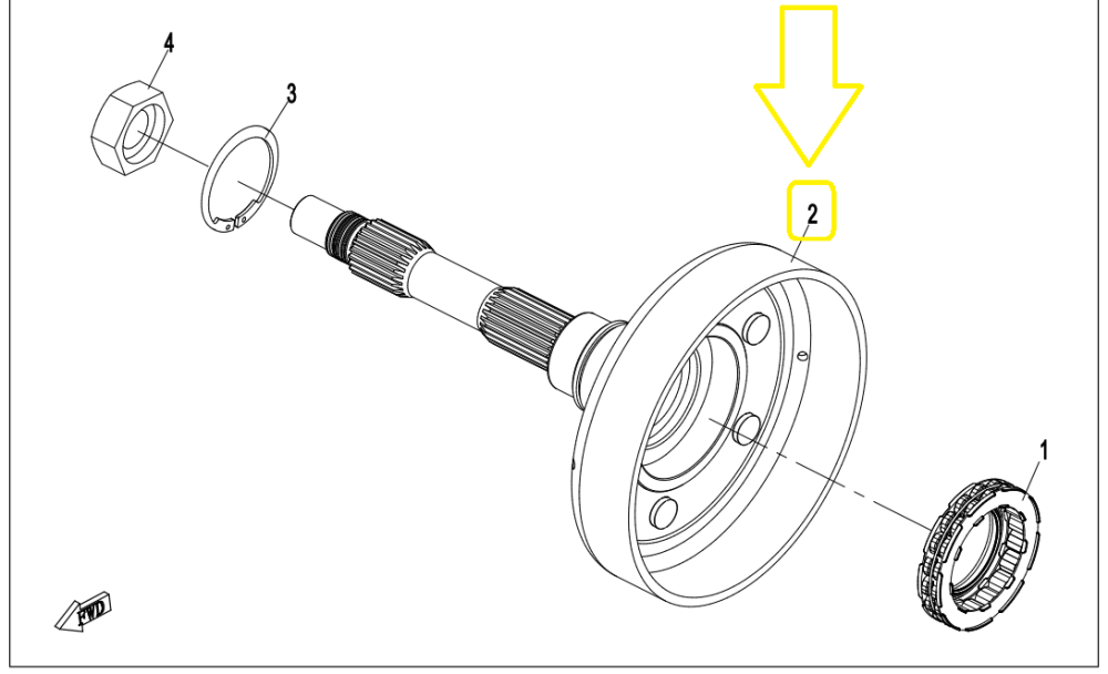 OALA AMBREIAJ CFMOTO CFMoto 800 / 820 MODEL X8,Z8,X8,U8,Z Force,U Force [3]