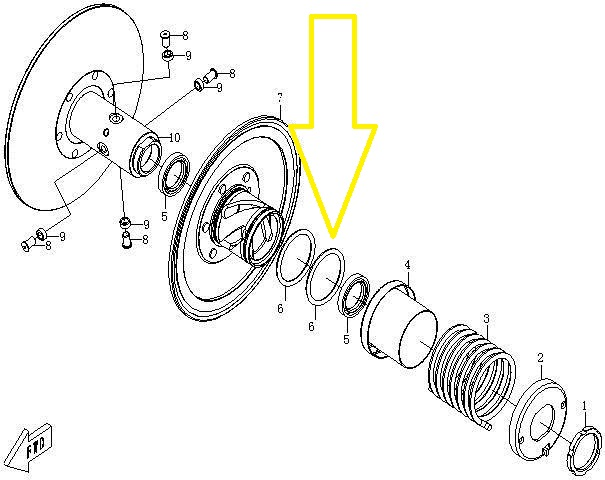O-RING VARIATOR SECUNDAR CFMOTO 500 / 625 2007-2018 [2]