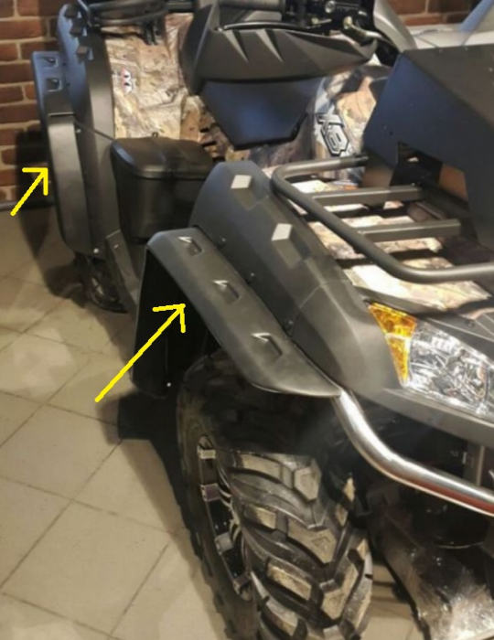 OVERFENDERE CFMOTO 800 X8 2011- [3]