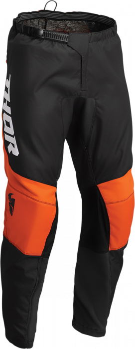 PANTALONI MOTOCROSS THOR SECTOR NEGRU-ORANGE [1]