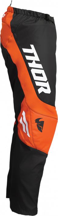 PANTALONI MOTOCROSS THOR SECTOR NEGRU-ORANGE [2]