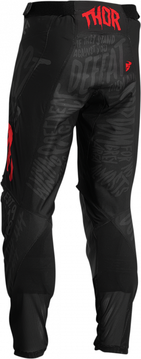 Pantaloni THOR Negru+Rosu [2]