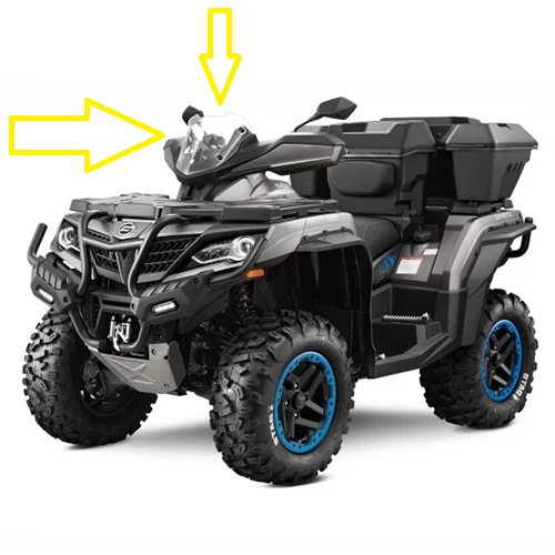 PARBRIZ GHIDON CFMOTO CFORCE 1000 OVERLAND 2021-2024 [2]