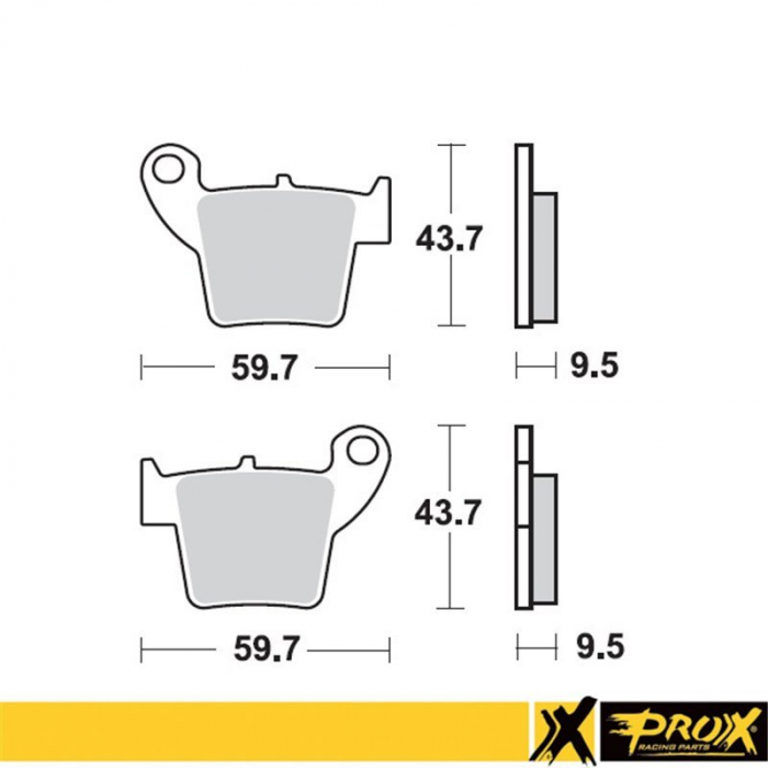 PLACUTE FRANA SPATE HONDA CR125/250 02-07 CRF150/250/450 02-17 [2]