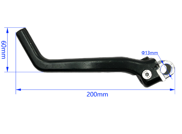 PEDALA PORNIRE KTM SX 85/105 '03 -'14 ALUMINIU ARGINTIU [2]
