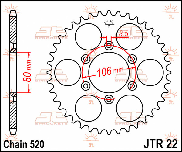PINION SPATE APRILIA TUAREG 125 / RX 125  92-06 49 DINTI [2]