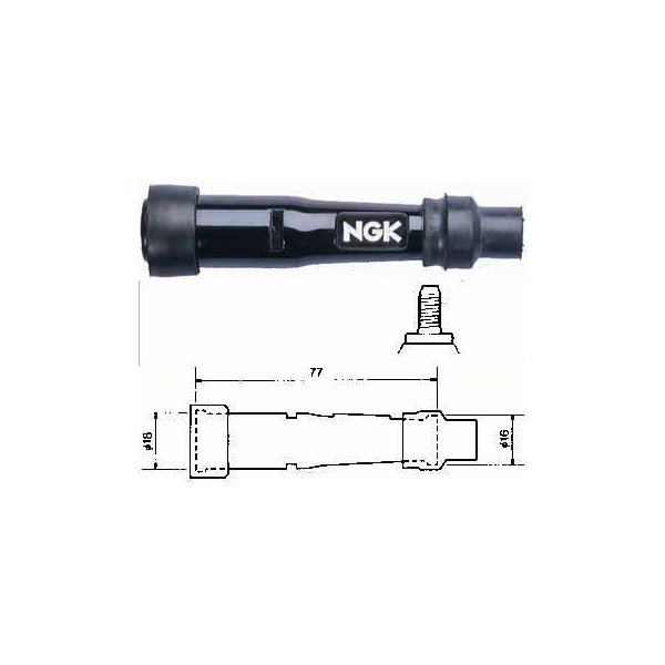 PIPA BUJIE HUSQVARNA TE 400 / TE 410 / TE 570 [1]