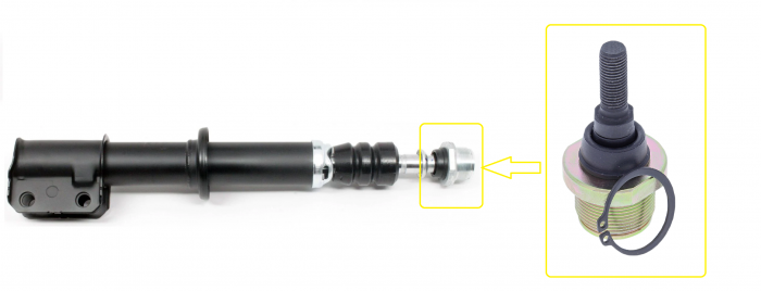 Pivot CAN-AM OUTLANDER, KAWASAKI KVF 650 '05 -'13, YAMAHA YFM 600 GRIZZLY '98 -'01 [2]